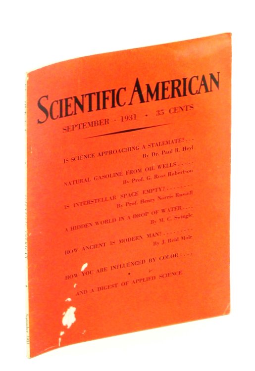 Scientific American September 1931 Volume 145 Number 3