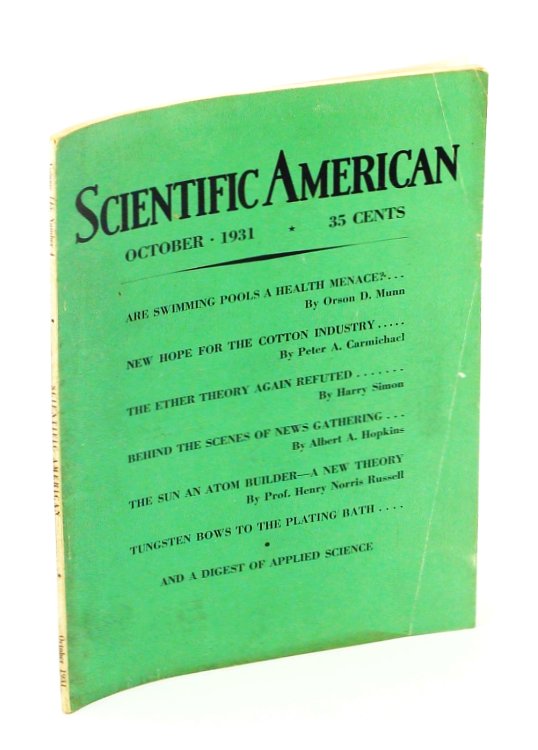 Scientific American October 1931 Volume 145 Number 4