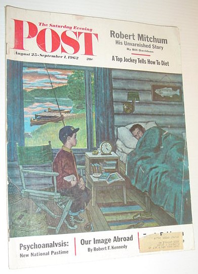 The Saturday Evening Post, August 25 - September 1, 1962 *ROBERT MITCHUM - HIS UNVARNISHED STORY / FRANK ROBINSON COMES OF AGE*