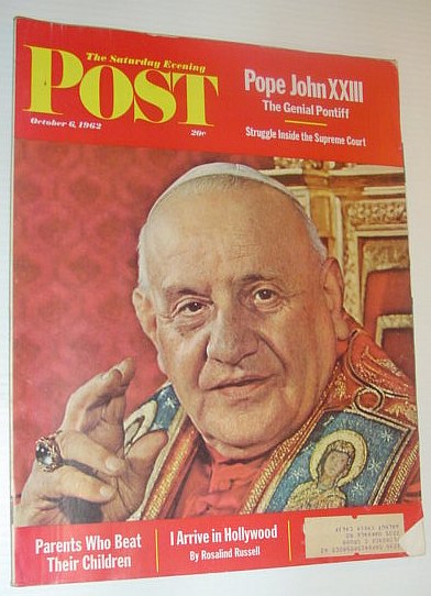 Image for The Saturday Evening Post, October 6, 1962 *POPE JOHN XXIII* The Saturday Evening Post, October 6, 1962 *POPE JOHN XXIII*