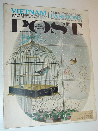 The Saturday Evening Post, January 6, 1962 *HOCKEY'S GASHOUSE GANG, THE CHICAGO BLACK HAWKS, AMERICAN VS PARIS FASHIONS*