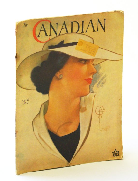 The Canadian Magazine, April [Apr.] 1935, Volume LXXXIII, Number 4 - Salvaging Sunken Caterpillar (Cat) Tractors from 