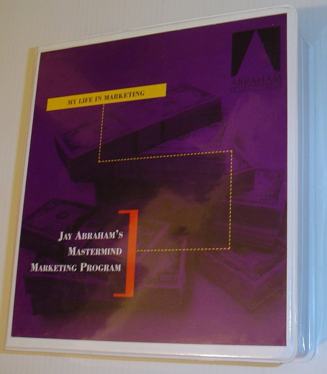 My Life in Marketing: Jay Abraham Relives 25 Years of What Worked. And What Didn't: 4 VHS Videotape Set