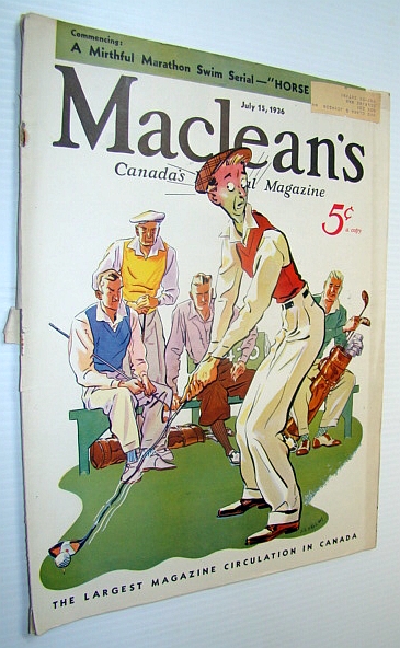 Image for Maclean's - Canada's National Magazine, 15 July 1936 - Revolt in Quebec Maclean's - Canada's National Magazine, 15 July 1936 - Revolt in Quebec