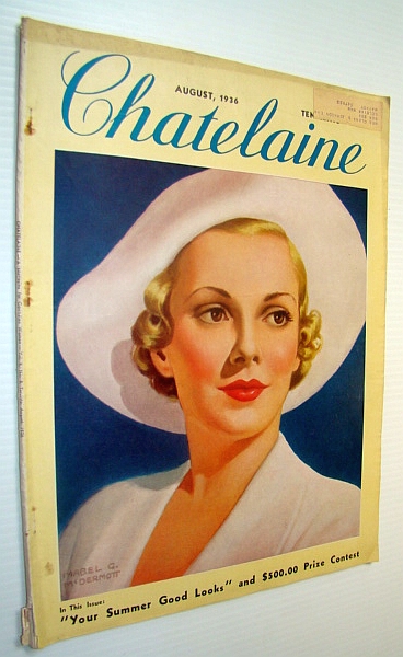 Image for Chatelaine - A Magazine For Canadian Women, August 1936 Chatelaine - A Magazine For Canadian Women, August 1936