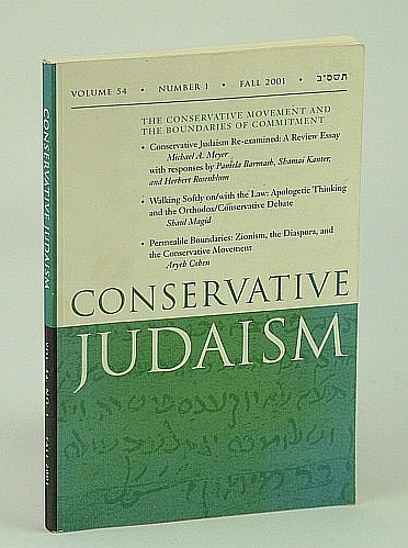 Image for Conservative Judaism, Fall 2001 - The Conservative Movement and the Boundaries of Commitment Conservative Judaism, Fall 2001 - The Conservative Movement and the Boundaries of Commitment