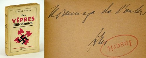 Image for Les Vpres Hitlriennes - Traduit de l'Allemand 'Nuits Sanglantes en Allemagne' Les Vpres Hitlriennes - Traduit de l'Allemand 'Nuits Sanglantes en Allemagne'