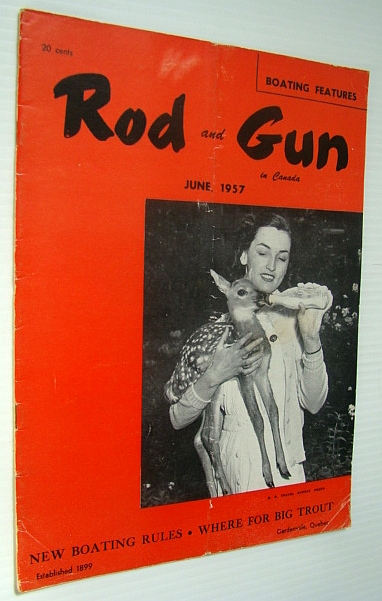 Image for Rod & Gun in Canada Magazine, June 1957 - Boat High with Hydrofoils! Rod & Gun in Canada Magazine, June 1957 - Boat High with Hydrofoils!