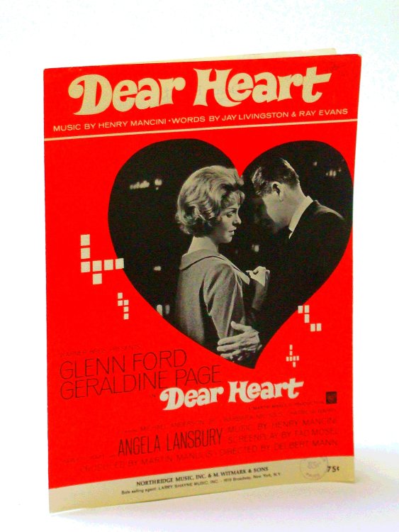 Image for Dear Heart: Sheet Music for Piano and Voice Dear Heart: Sheet Music for Piano and Voice