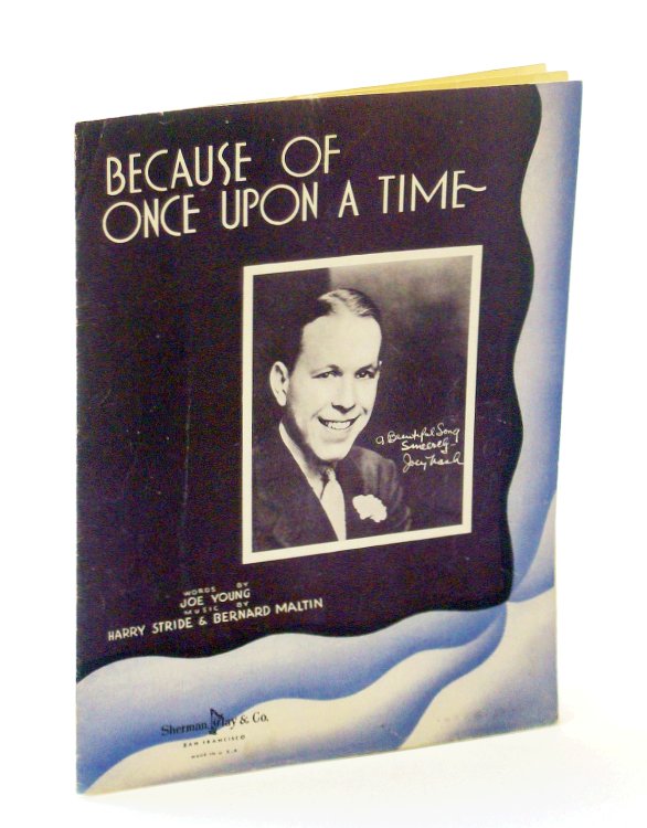 Because of Once Upon a Time: Sheet Music for Voice and Piano with Guitar Chords