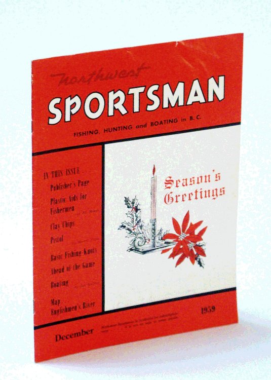 Northwest Sportsman Magazine - Fishing, Hunting and Boating in B.C., December [Dec.] 1959 - Englishman River Centrefold Map