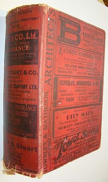 Wrigley's British Columbia Directory 1930 - Volume 40