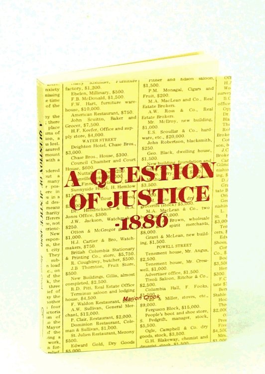 Image for A Question of Justice-1886 A Question of Justice-1886