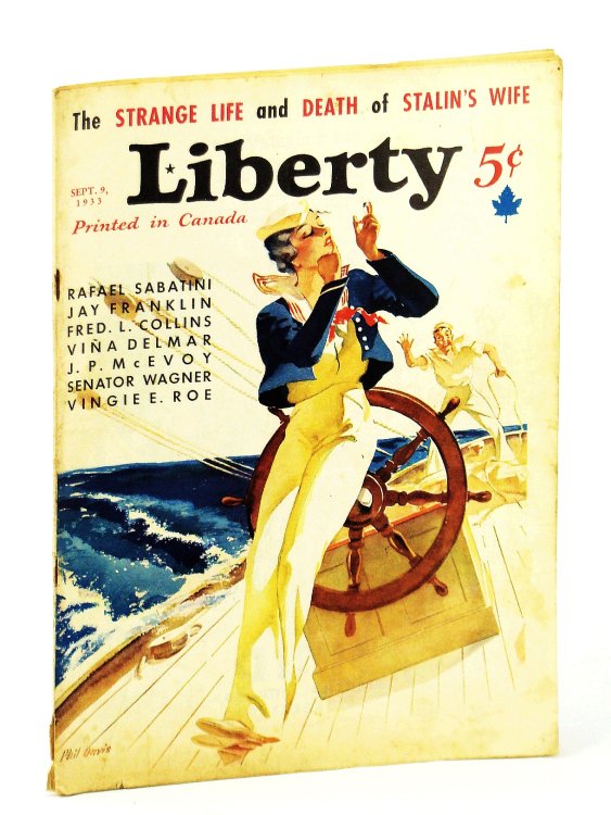 Image for Liberty Magazine, September (Sept.) 9, 1933, Vol. 10, No. 36: The Strange Life and Death of Stalin's Wife Liberty Magazine, September (Sept.) 9, 1933, Vol. 10, No. 36: The Strange Life and Death of Stalin's Wife
