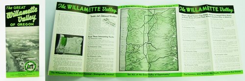 Image for The Great Willamette Valley of Oregon - Vintage Promotional Brochure The Great Willamette Valley of Oregon - Vintage Promotional Brochure