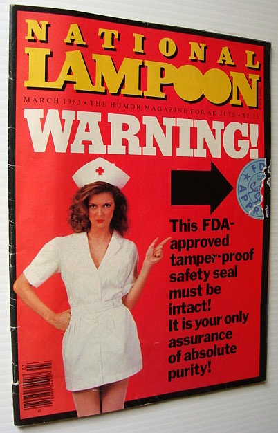 National Lampoon Magazine, March 1983 - Tamper-Proof Seal Issue