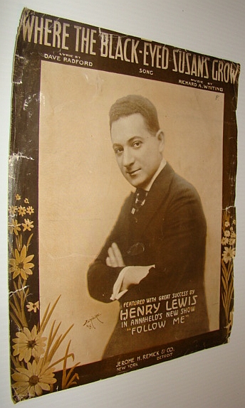 Where the Black-Eyed Susans Grow - Sheet Music for Piano and Voice