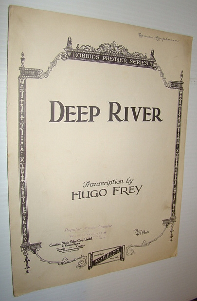 Image for Deep River - Sheet Music for Voice and Piano Deep River - Sheet Music for Voice and Piano