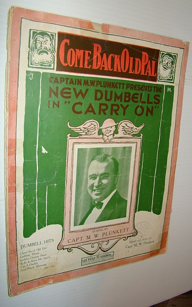 Image for Come Back Old Pal - Sheet Music for Piano and Voice Come Back Old Pal - Sheet Music for Piano and Voice