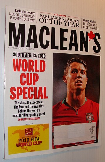 Maclean's Magazine, 14 June 2010: World Cup Special - South Africa 2010