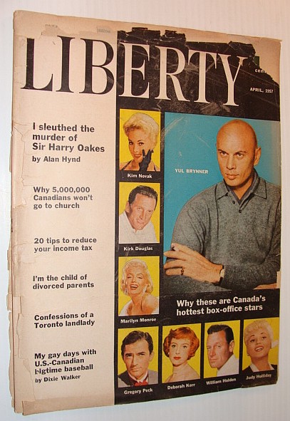Liberty - Canada's Young Family Magazine, April 1957 - The Voodoo Murder of Gold Tycoon Sir Harry Oakes