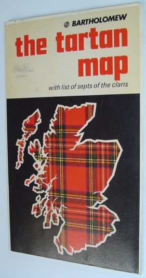Image for The Tartan Map - With List of Septs of the Clans The Tartan Map - With List of Septs of the Clans
