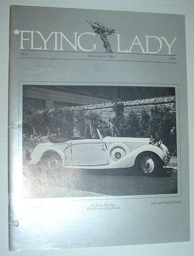 Image for Flying Lady - The Periodical of the Rolls-Royce Owner's Club, Inc., July/August 1988 Flying Lady - The Periodical of the Rolls-Royce Owner's Club, Inc., July/August 1988