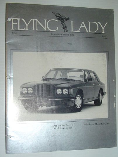 Image for Flying Lady - The Periodical of the Rolls-Royce Owner's Club, Inc., September/October 1988 Flying Lady - The Periodical of the Rolls-Royce Owner's Club, Inc., September/October 1988