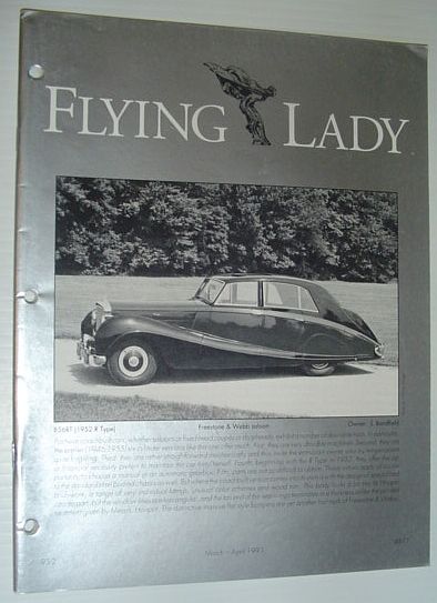 Image for Flying Lady - The Periodical of the Rolls-Royce Owner's Club, Inc., March/April 1993 Flying Lady - The Periodical of the Rolls-Royce Owner's Club, Inc., March/April 1993