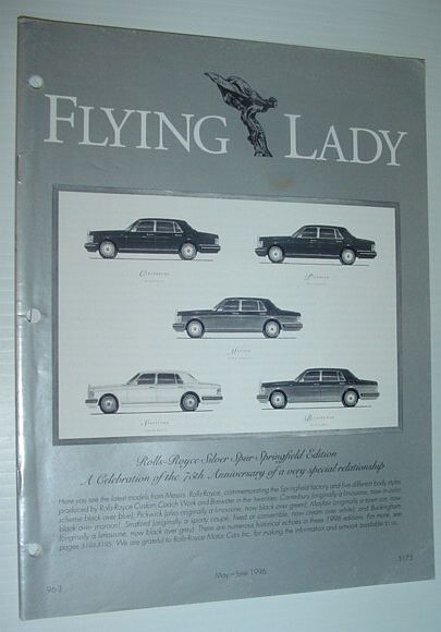 Image for Flying Lady - The Periodical of the Rolls-Royce Owner's Club, Inc., May/June 1996 Flying Lady - The Periodical of the Rolls-Royce Owner's Club, Inc., May/June 1996