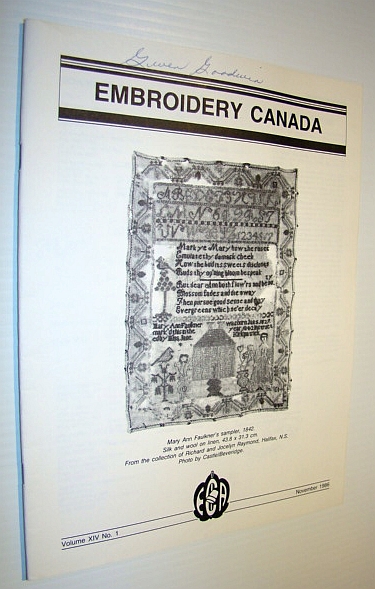 Image for Embroidery Canada Magazine, November 1986 Embroidery Canada Magazine, November 1986
