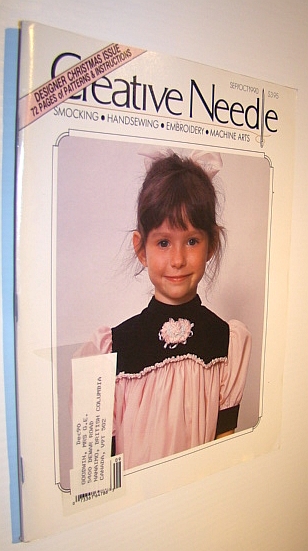 Creative Needle Magazine - Smocking, Handsewing, Embroidery, Other Needle Arts - September/October 1990