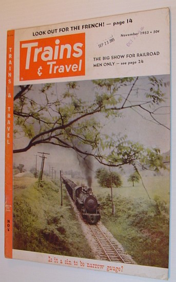 Image for Trains and Travel Magazine: November 1953, Volume 14, Number 1 Trains and Travel Magazine: November 1953, Volume 14, Number 1