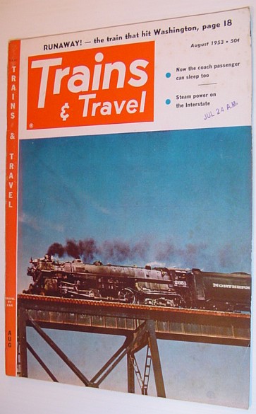 Image for Trains and Travel: August 1953: Volume 13, Number 10 Trains and Travel: August 1953: Volume 13, Number 10
