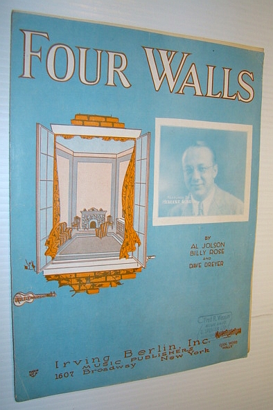 Image for Four Walls: Sheet Music for Voice and Piano with Ukulele Arrangement Four Walls: Sheet Music for Voice and Piano with Ukulele Arrangement