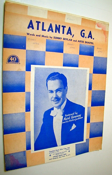 Image for Atlanta, G.A. - Sheet Music for Voice and Piano Atlanta, G.A. - Sheet Music for Voice and Piano