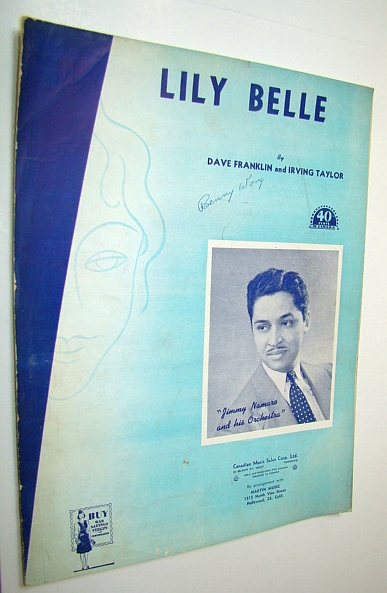 Image for Lily Belle - Sheet Music for Voice and Piano - Cover Photo of Jimmy Namaro Lily Belle - Sheet Music for Voice and Piano - Cover Photo of Jimmy Namaro