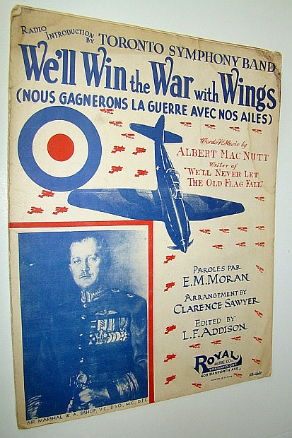 We'll Win the War with Wings (Nous Gagnerons La Guerre Avec Nos Ailes) - Sheet Music for Piano and Voice