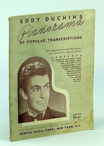 Eddy Duchin's Pianorama of Popular Transcriptions: Songbook (Song Book) With Piano Sheet Music