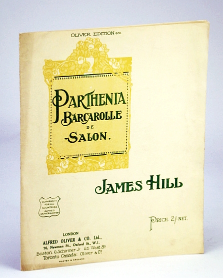 Parthenia - Barcarolle De Salon: Sheet Music for Piano