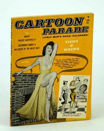 Image for Cartoon Parade Magazine - Lively Man's Gags! Galarama!, Vol. 1, No. 9, January (Jan.) 1962: Eve Eden Cover Photo Cartoon Parade Magazine - Lively Man's Gags! Galarama!, Vol. 1, No. 9, January (Jan.) 1962: Eve Eden Cover Photo