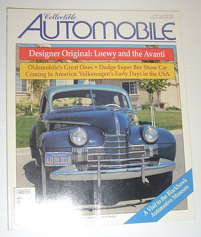 Image for Collectible Automobile Magazine, February 1998 Collectible Automobile Magazine, February 1998