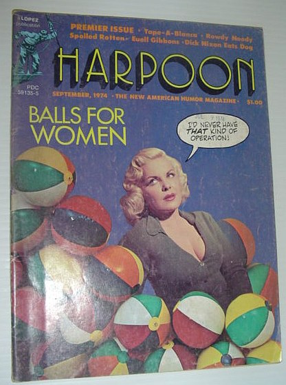 Harpoon - The New American Humor Magazine, September, 1974 *FIRST ISSUE*