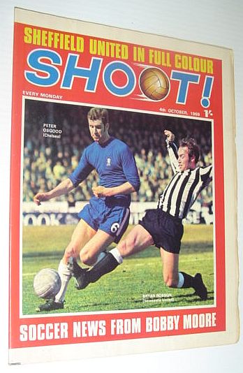 Image for SHOOT! Soccer/Football Magazine, 4 October 1969 *SHEFFIELD UNITED IN FULL COLOUR* SHOOT! Soccer/Football Magazine, 4 October 1969 *SHEFFIELD UNITED IN FULL COLOUR*