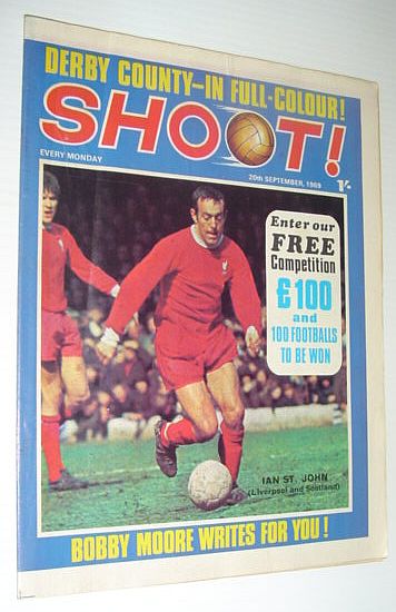 Image for SHOOT! Soccer/Football Magazine, 20 September 1969 *DERBY COUNTY - IN FULL COLOUR* SHOOT! Soccer/Football Magazine, 20 September 1969 *DERBY COUNTY - IN FULL COLOUR*