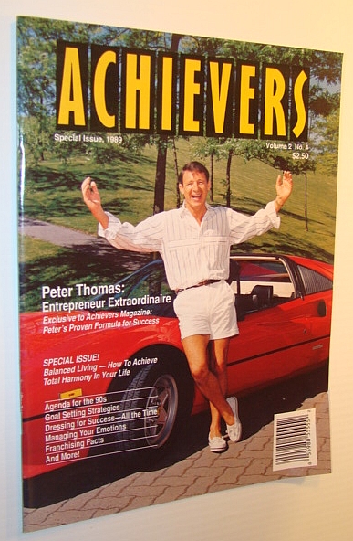 Image for Achievers Magazine, Special Issue, 1989 - Volume 2, No. 4 - Peter Thomas Cover Photo Achievers Magazine, Special Issue, 1989 - Volume 2, No. 4 - Peter Thomas Cover Photo