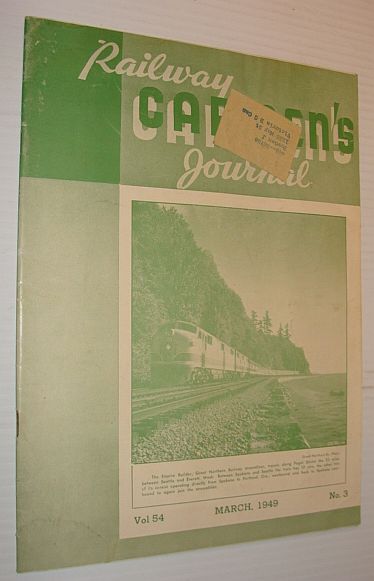 Image for Carmen's Railway Journal, March 1949, Vol 54, No. 3 Carmen's Railway Journal, March 1949, Vol 54, No. 3