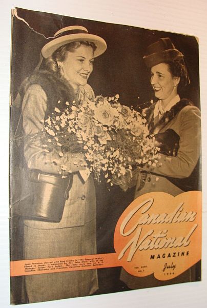 Image for Canadian National Magazine, July 1946, Volume 32, Number 7: Joan Fontaine Cover Photo Canadian National Magazine, July 1946, Volume 32, Number 7: Joan Fontaine Cover Photo