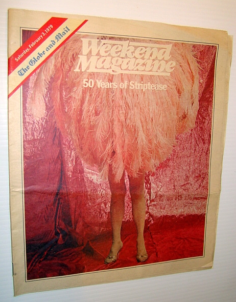 Image for Weekend Magazine, February 3, 1979 (Canadian Newspaper Supplement) - Sally Rand - 50 Years of Striptease Weekend Magazine, February 3, 1979 (Canadian Newspaper Supplement) - Sally Rand - 50 Years of Striptease