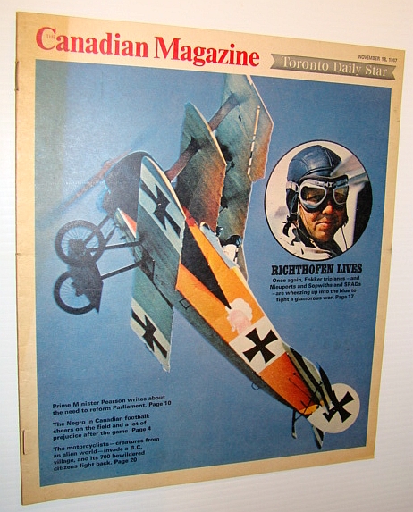 Image for Canadian Magazine, November 18, 1967 - The Negro in the CFL/Biker Gangs Meet in Clinton, B.C. Canadian Magazine, November 18, 1967 - The Negro in the CFL/Biker Gangs Meet in Clinton, B.C.